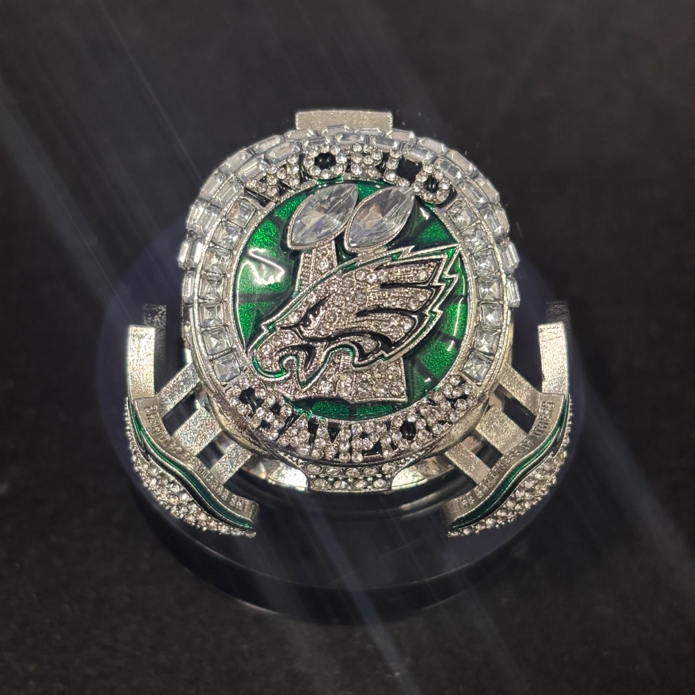 2025 Philadelphia Eagles Jalen Hurts championship ring replica Football Rings 2025 eagles ring 2 2025 Philadelphia Eagles Jalen Hurts championship ring replica Football Rings 2025 eagles ring 2