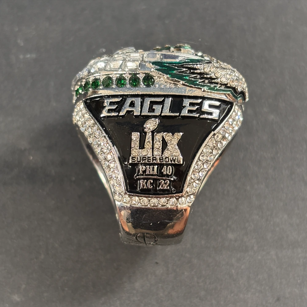 2025 Philadelphia Eagles Jalen Hurts championship ring replica Football Rings 2025 eagles ring 7 2025 Philadelphia Eagles Jalen Hurts championship ring replica Football Rings 2025 eagles ring 7