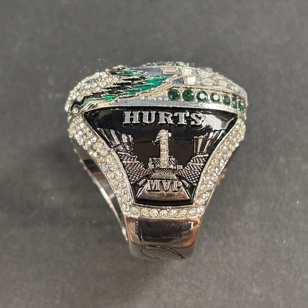 2025 Philadelphia Eagles Jalen Hurts championship ring replica Football Rings 2025 eagles ring 10 2025 Philadelphia Eagles Jalen Hurts championship ring replica Football Rings 2025 eagles ring 10
