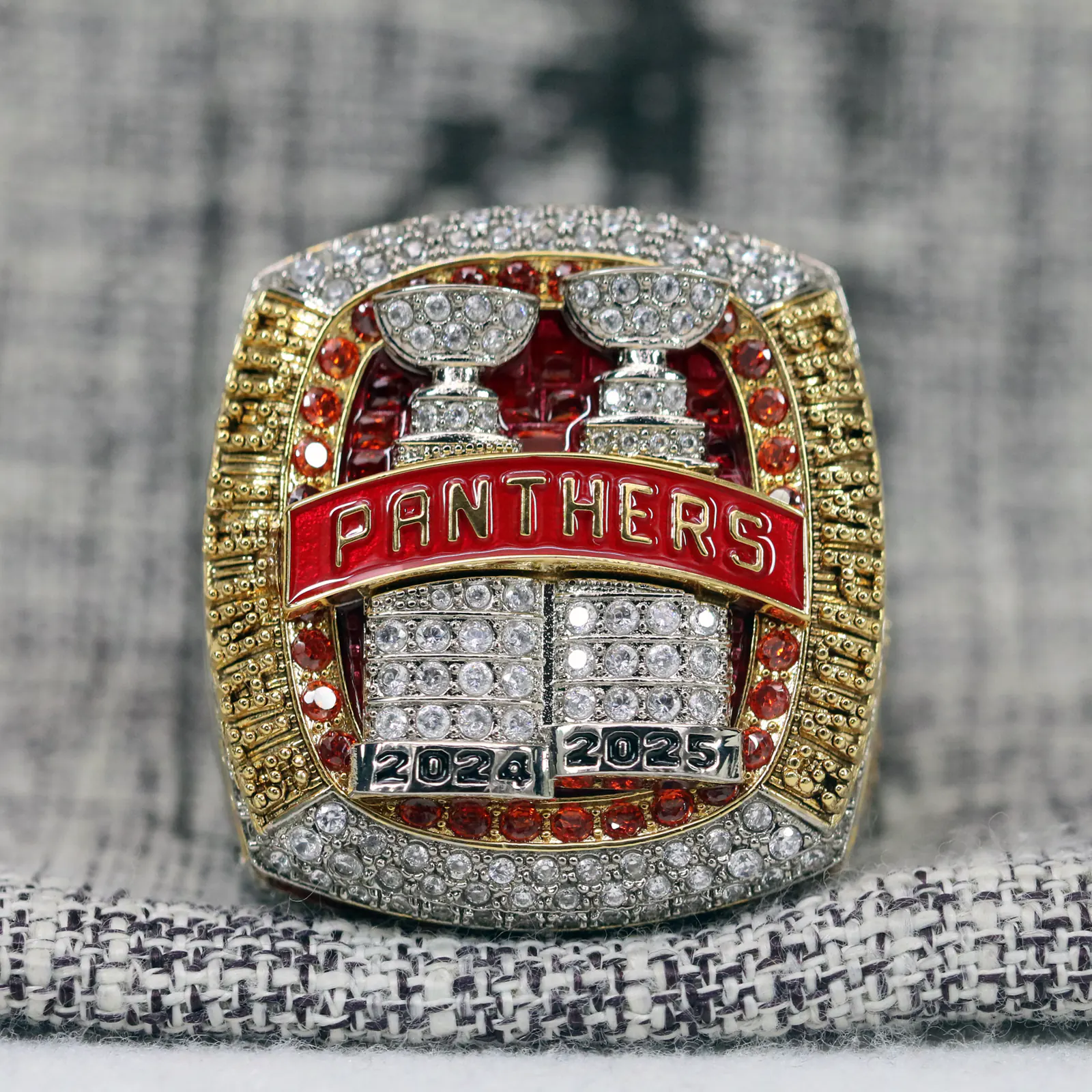 2025 Florida Panthers NHL championship ring replica with custom name – Premium Series NHL Rings 2025 Florida Panthers 3 2025 Florida Panthers NHL championship ring replica with custom name – Premium Series NHL Rings 2025 Florida Panthers 3