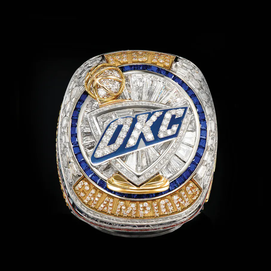2025 Oklahoma City Thunder NBA championship ring & Larry O’Brien Championship Trophy NBA Rings 2025 Oklahoma City Thunder 4 2025 Oklahoma City Thunder NBA championship ring & Larry O’Brien Championship Trophy NBA Rings 2025 Oklahoma City Thunder 4