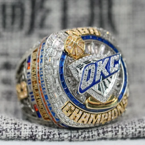 2025 Oklahoma City Thunder NBA championship ring replica with custom ...