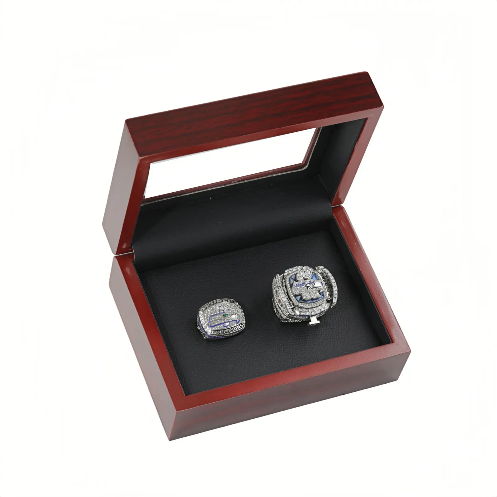 Seattle Seahawks 2014 & 2026 championship ring set Football Rings championship rings 2 Seattle Seahawks 2014 & 2026 championship ring set Football Rings championship rings 2