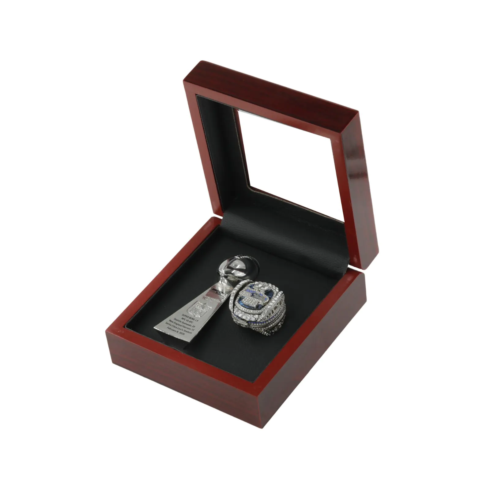 2026 Seattle Seahawks championship ring & trophy Football Rings champion ring 2 2026 Seattle Seahawks championship ring & trophy Football Rings champion ring 2