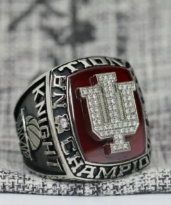 1976 Indiana Hoosiers National championship ring replica with custom name – Premium Series NCAA Rings 1976 Indiana Hoosiers 2