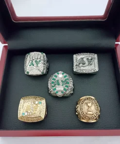 5 Saskatchewan Roughriders Grey Cup championship rings set Grey Cup rings collectible 5 Saskatchewan Roughriders Grey Cup championship rings set Grey Cup rings collectible